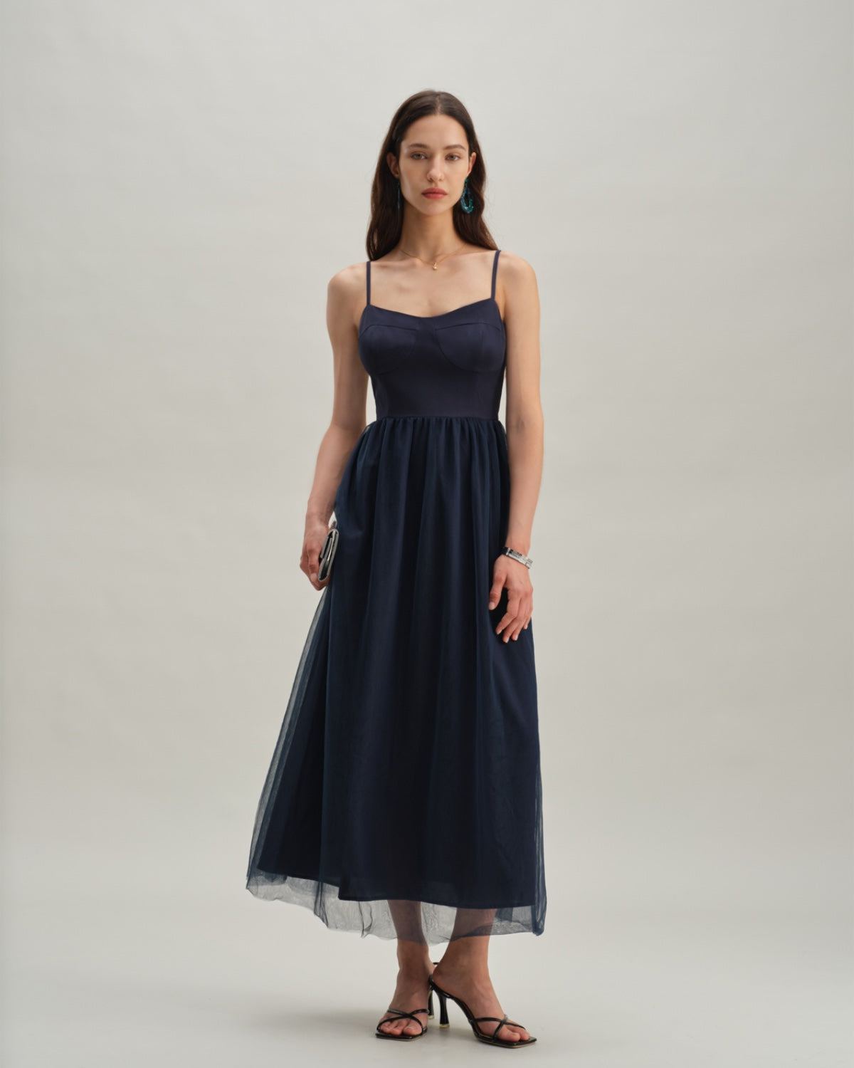 Blue Shirred Flowy Slip Maxi Dress & Reviews - Blue - Dresses | RIHOAS Blue Shirred Flowy Slip Maxi Dress & Reviews - Blue - Dresses | RIHOAS