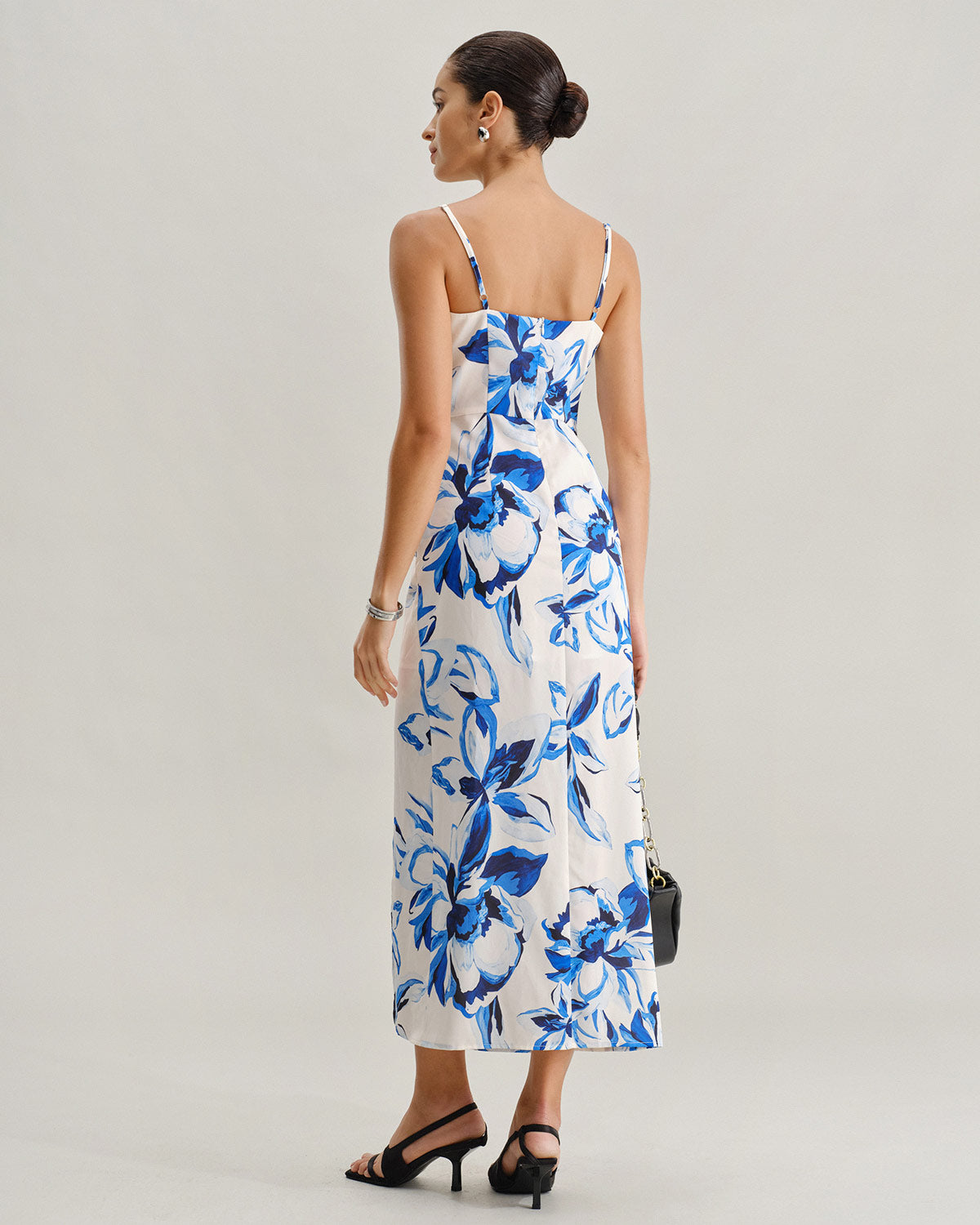 Rihoas Floral Bohemian Slip Maxi Dress Women's, Blue / XL Rihoas Floral Bohemian Slip Maxi Dress Women's, Blue / XL