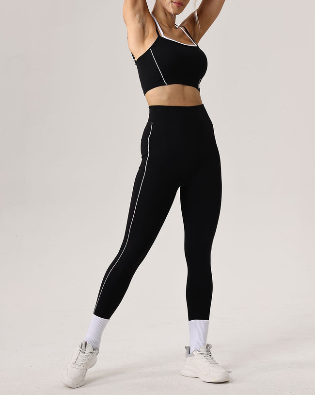 Black High Waisted Yoga Leggings