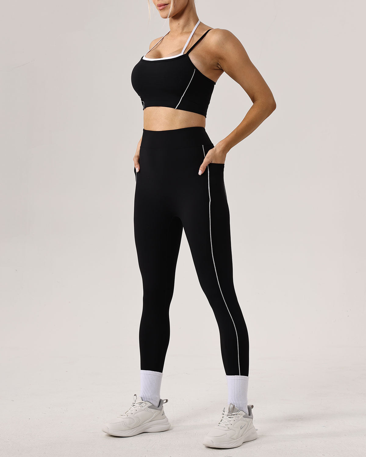 Black High Waisted Yoga Leggings