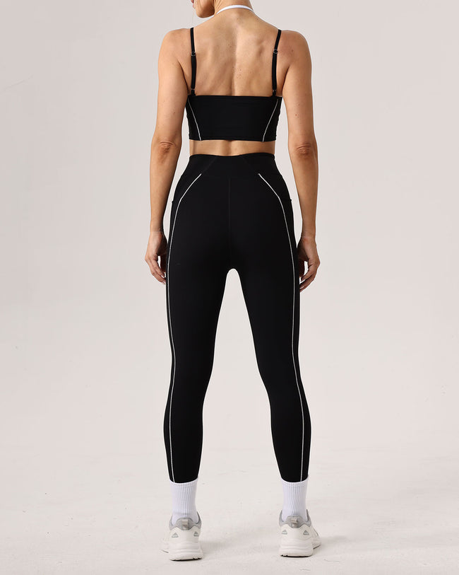 Black High Waisted Yoga Leggings