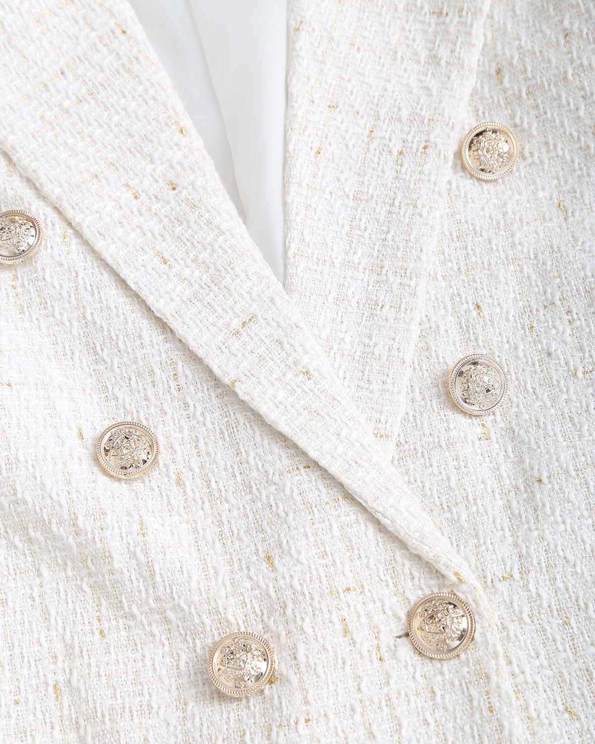 Women's Woven Polyester 3/4 Sleeve Blazers Outerwear - RIHOAS