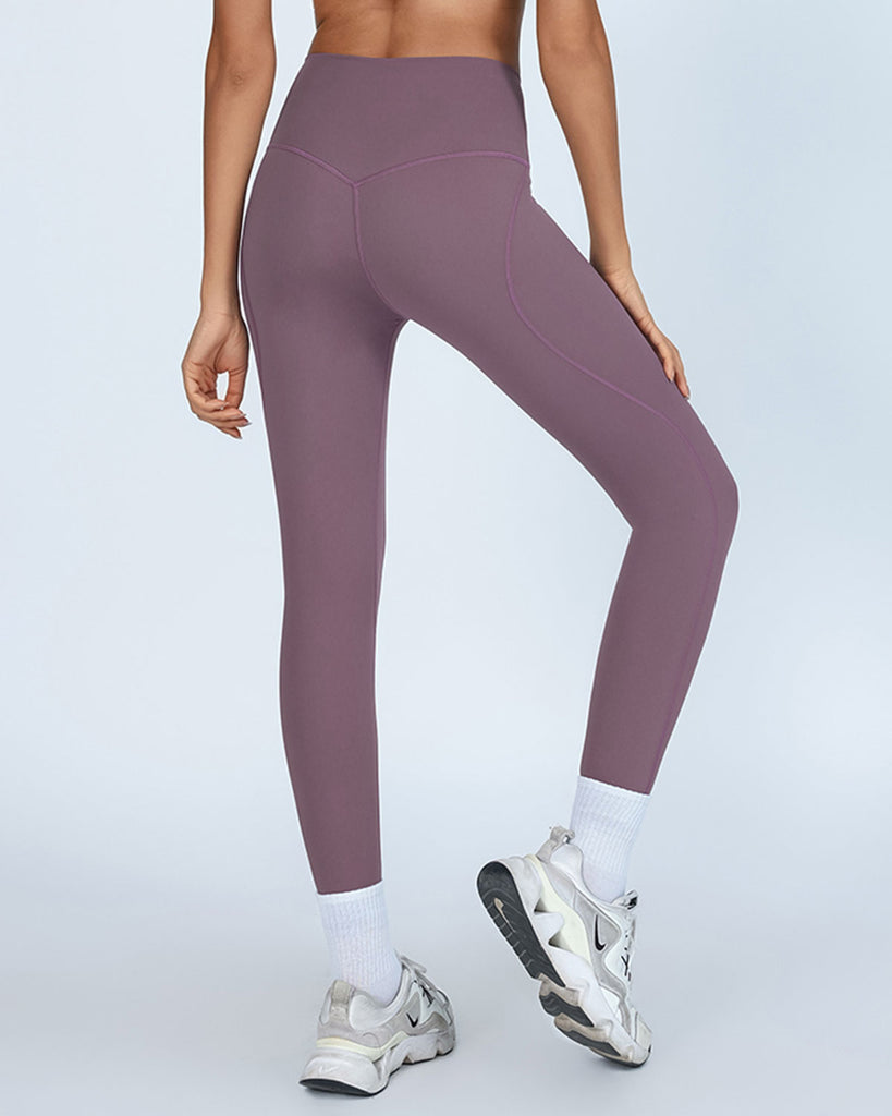 Purple High Stretch Yoga Leggings