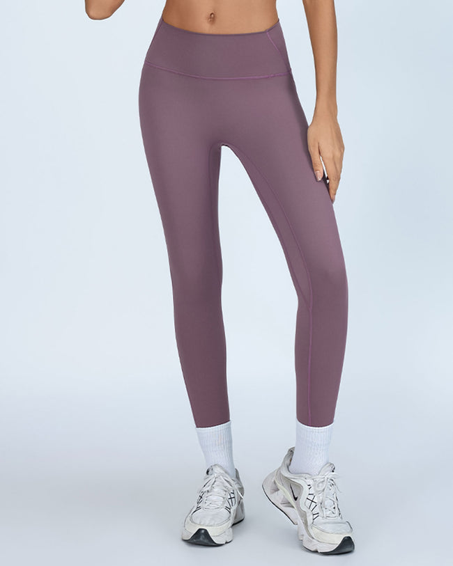 Purple High Stretch Yoga Leggings
