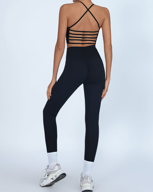 Black High Stretch Yoga Leggings