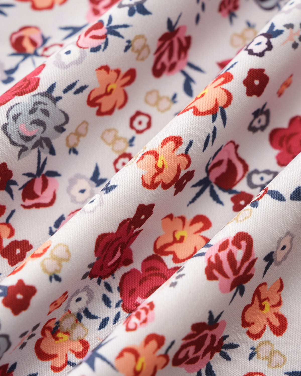 Grey Floral Square Neck Puffed Sleeve Midi Dress