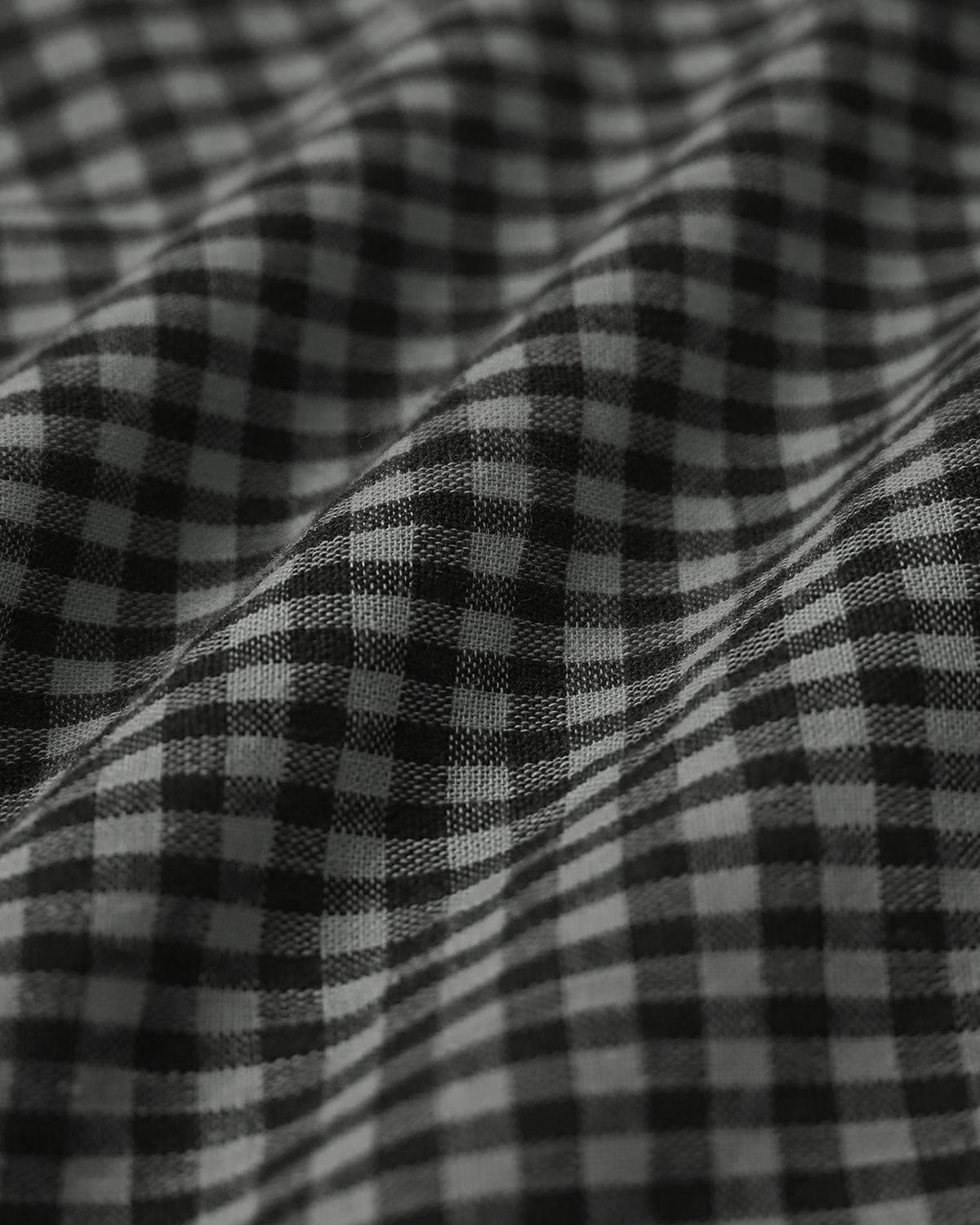 Grey High Waisted Plaid Shorts