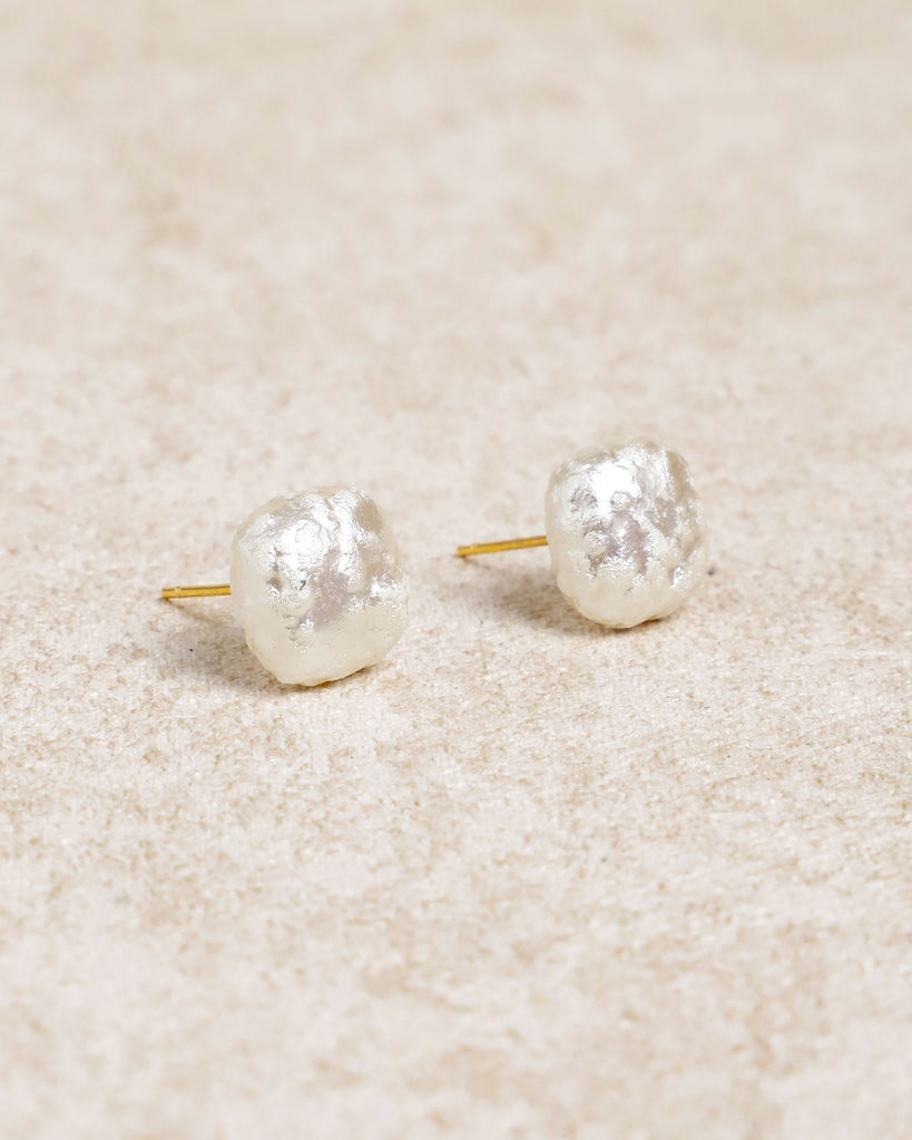 Silver Pearl Earrings