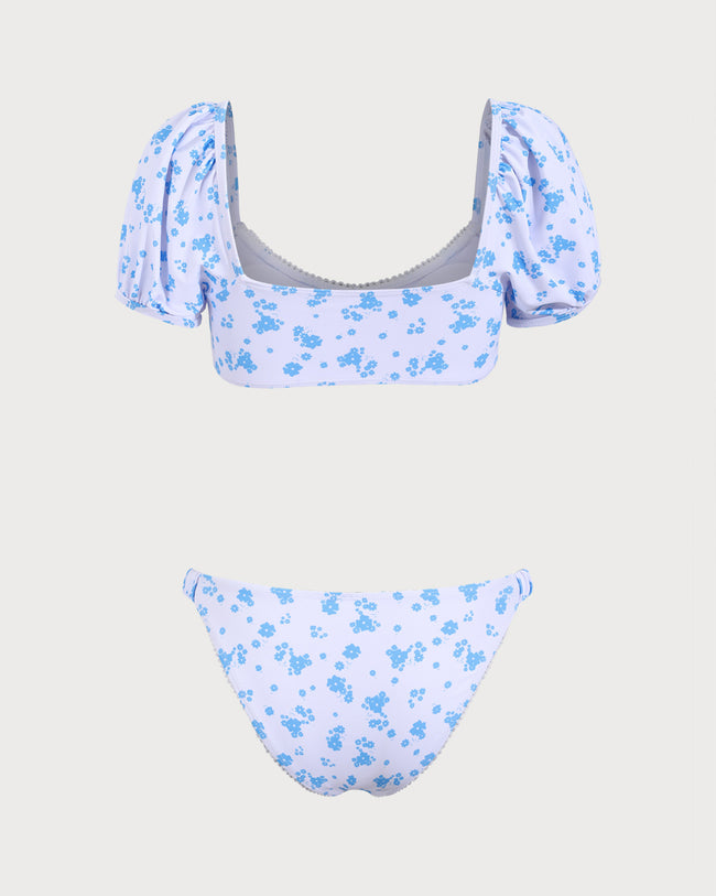 White Knitted Tank Top Heartbreaking Bikini Set