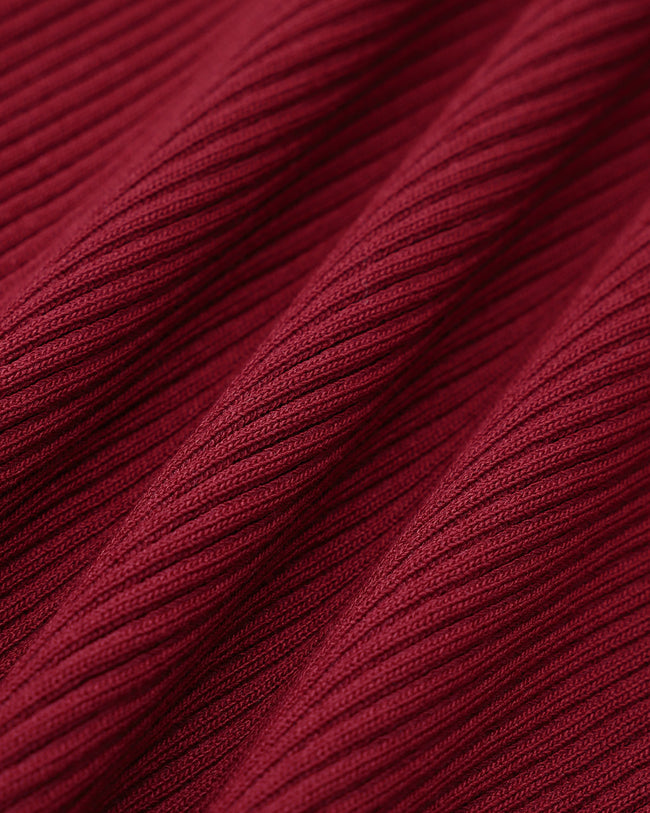 Women's Red Bell Sleeve Bodycon Sweater Dress