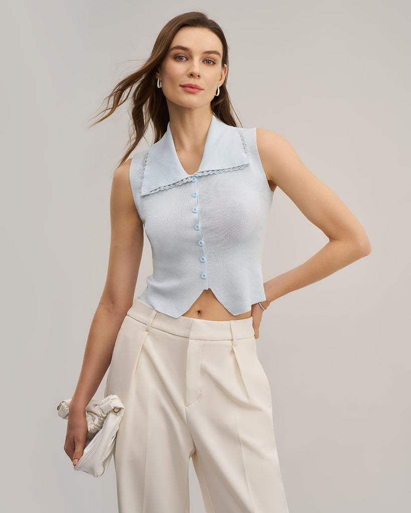 Ladies' woolen nylon Tank Top Tops - RIHOAS