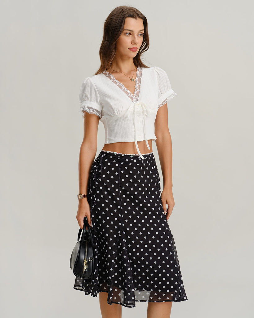 Ladies' woven all-cottonTop Tops - RIHOAS