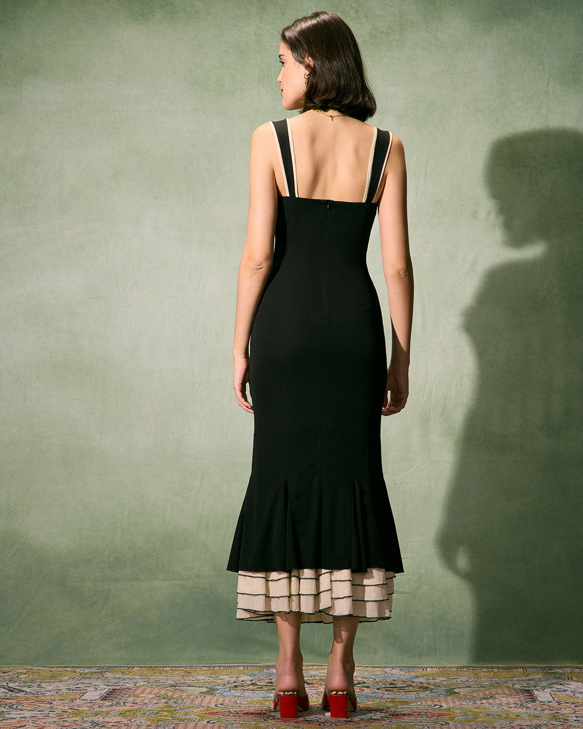 Rihoas Minimalist Sweetheart Dress | Elegant Bodycon Midi for Summer Cocktail, Rehearsal Dinner Guest, Wedding Guest, Black / XL Rihoas Minimalist Sweetheart Dress | Elegant Bodycon Midi for Summer Cocktail, Rehearsal Dinner Guest, Wedding Guest, Black / XL