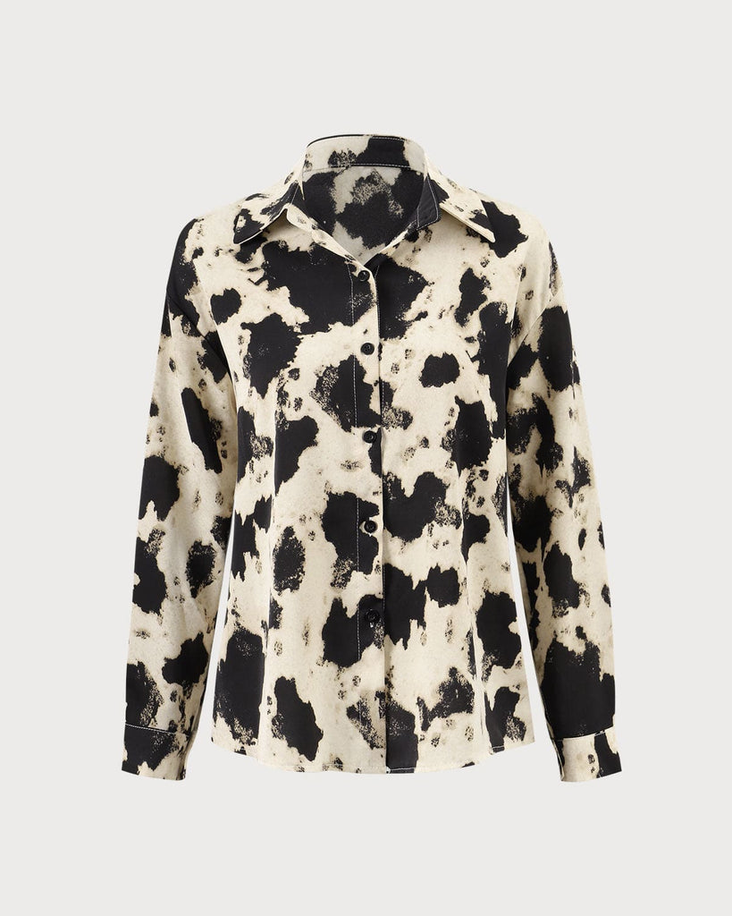 The Button-Up Leopard Shirt Tops - RIHOAS