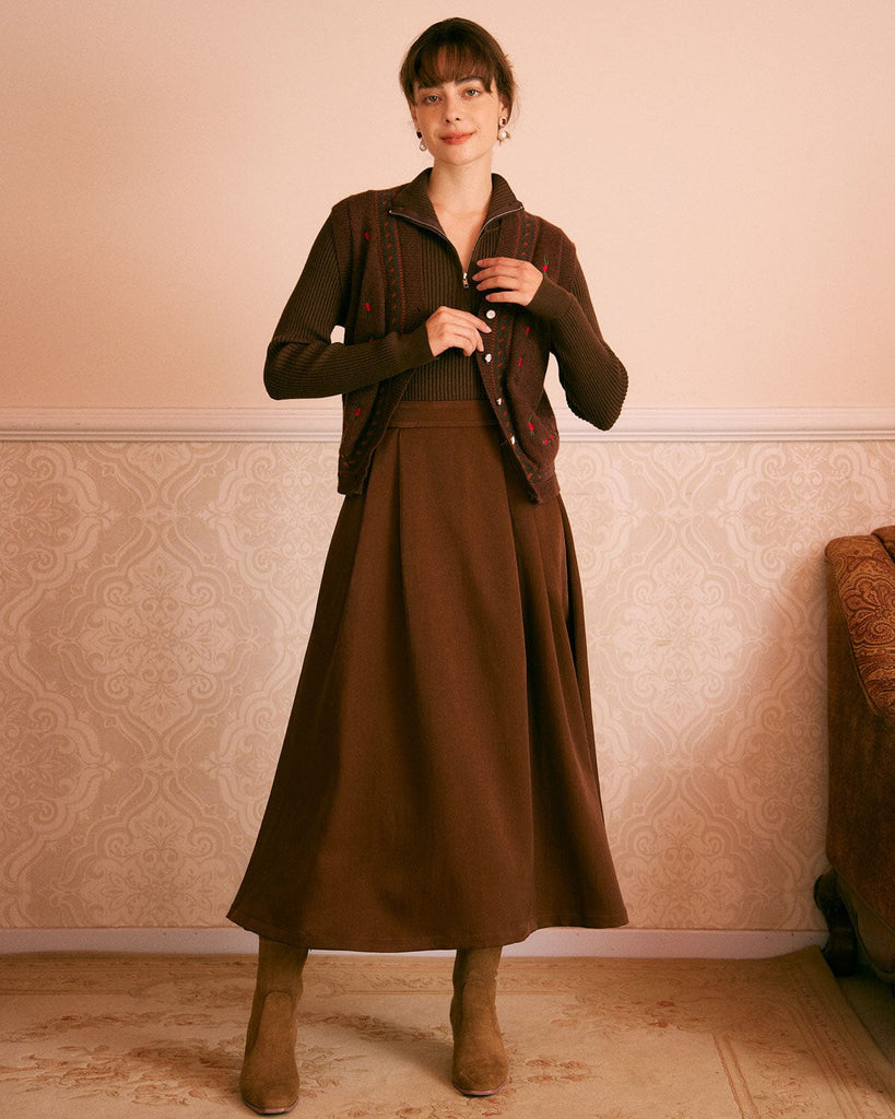 The Coffee Half Zip Sweatshirt Tops - RIHOAS