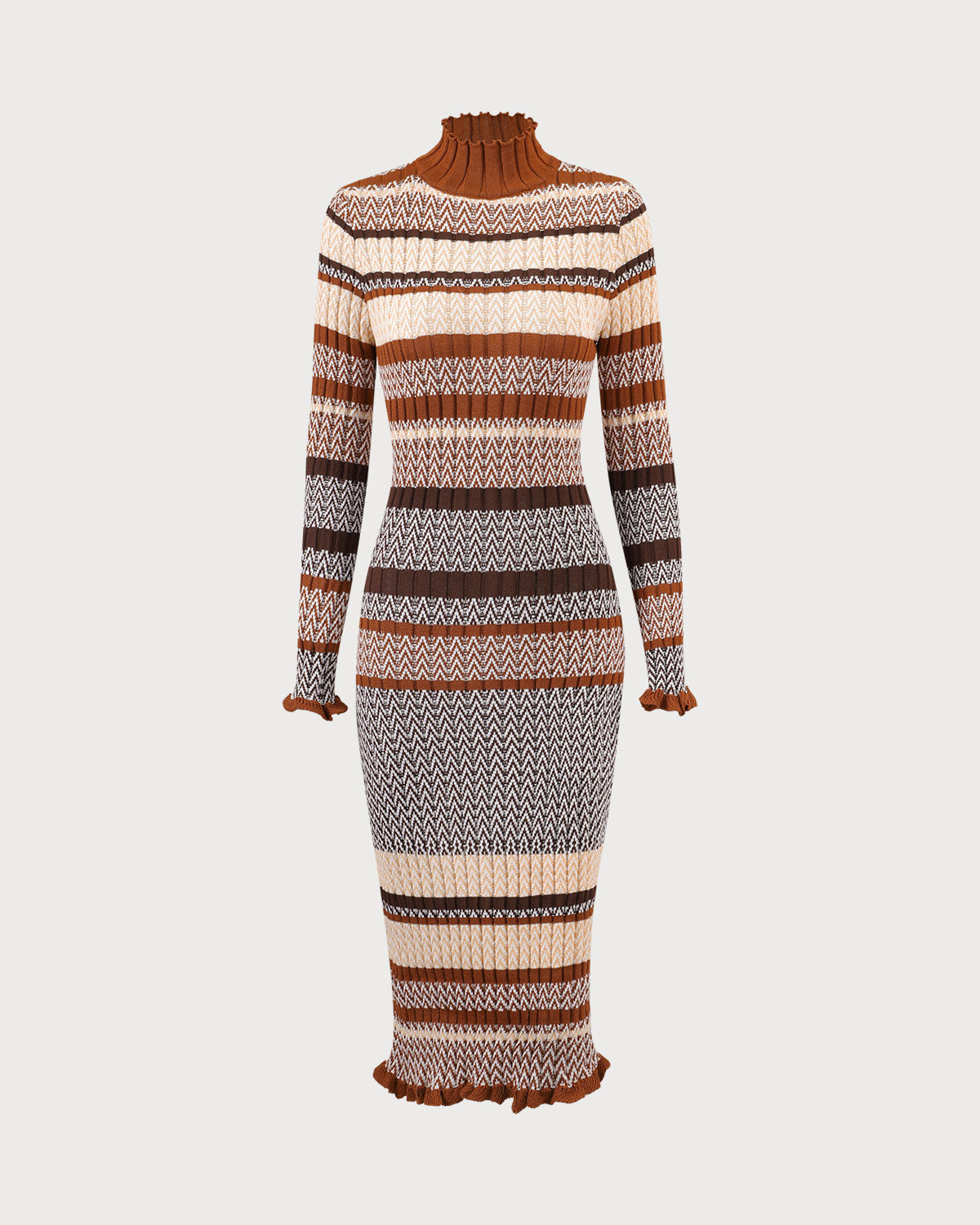 The Multi Colorblock Striped Knit Midi Dress & Reviews - Multi - Dresses