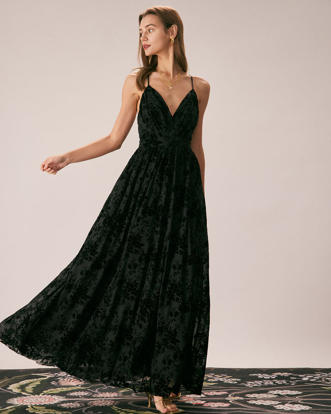 FLORAL APRON DRESS ブラック 51UKVv46xML._AC_.jpg