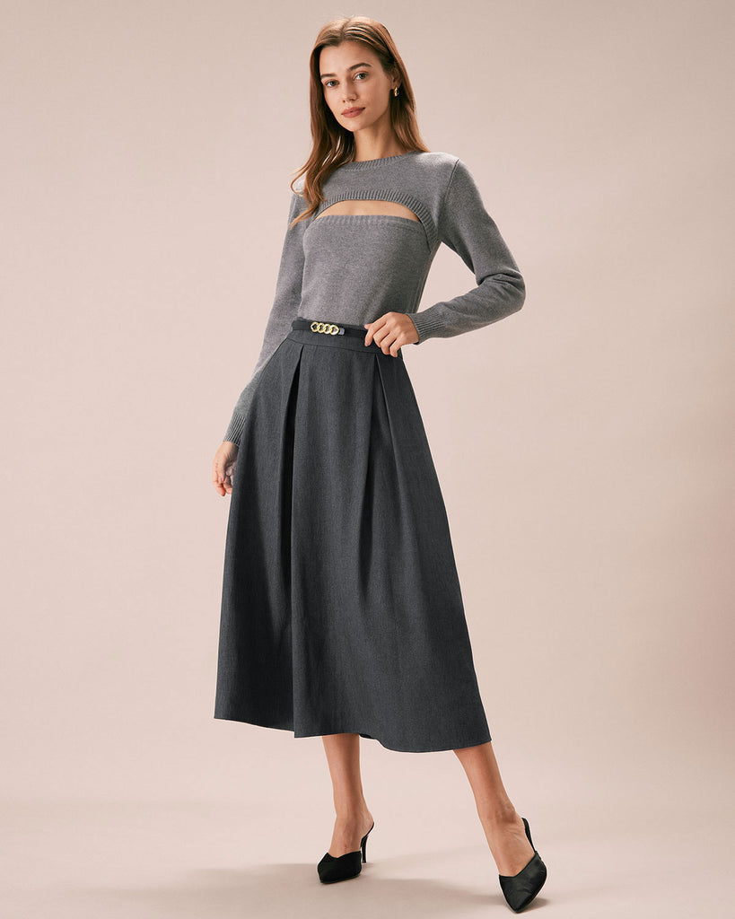 Women's Skirts - Denim, High Waisted, Pleated & A Line Skirt