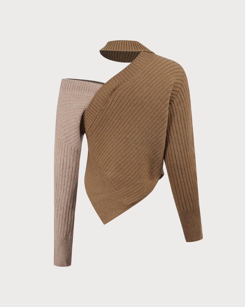 The Halter, Off-The-Shoulder Sweater Top Tops - RIHOAS