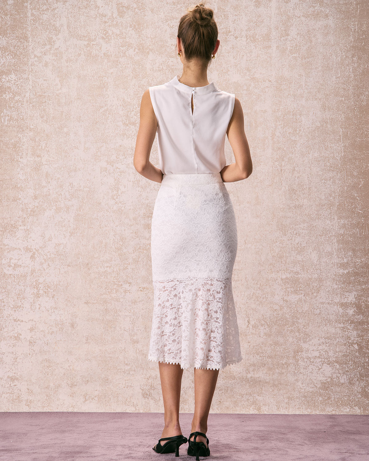 Fishtail lace skirt deals