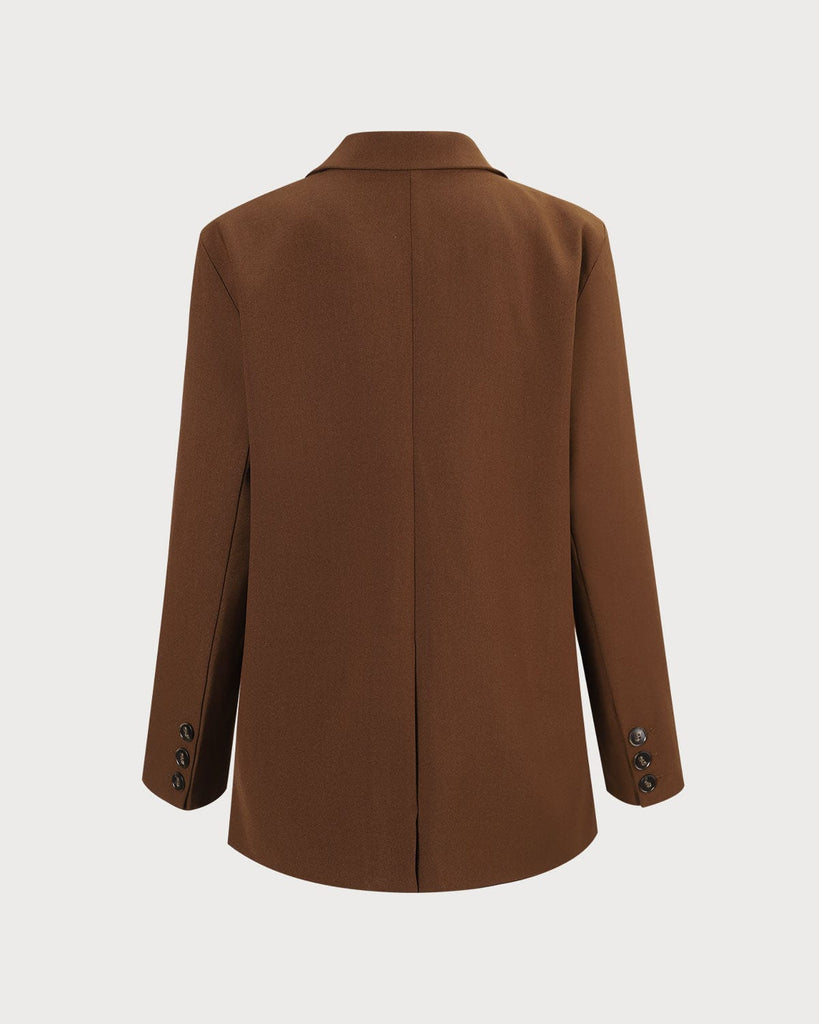 The Lapel Single Breasted Blazer Outerwear - RIHOAS