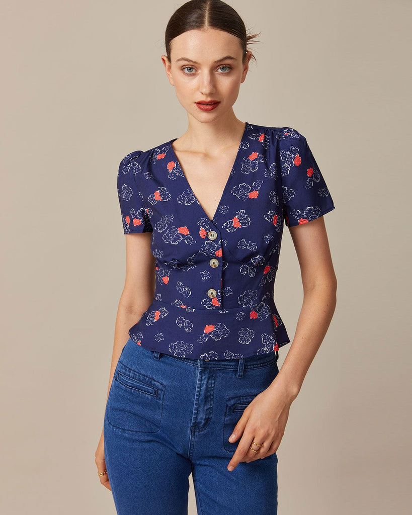 Herou Women's Summer T-Shirt – Short Sleeve High-Low Hem Tee With Side Split (Medium, Rose)