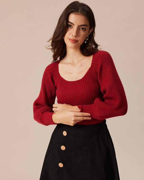 トップス THE RED THREAD S knit fit top cocoon THEREDTHREAD / ザレッドスレッド】S knit fit top cocoon
