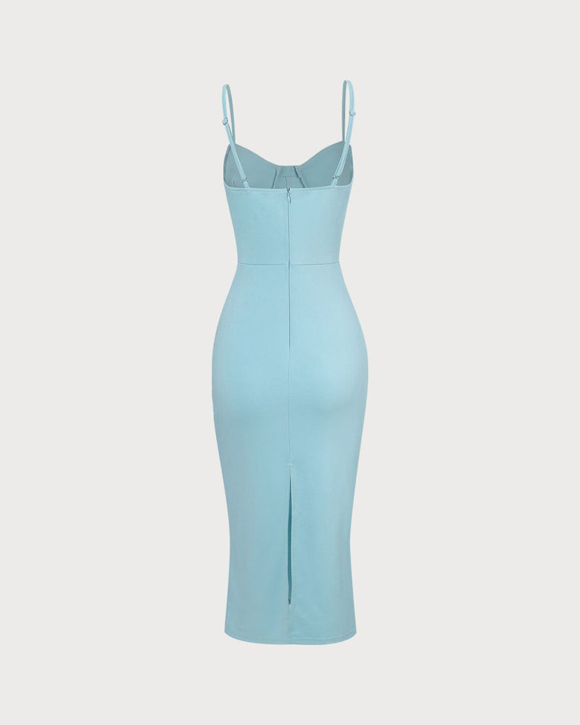 The Solid Boned Dress Slip Dress Dresses - RIHOAS