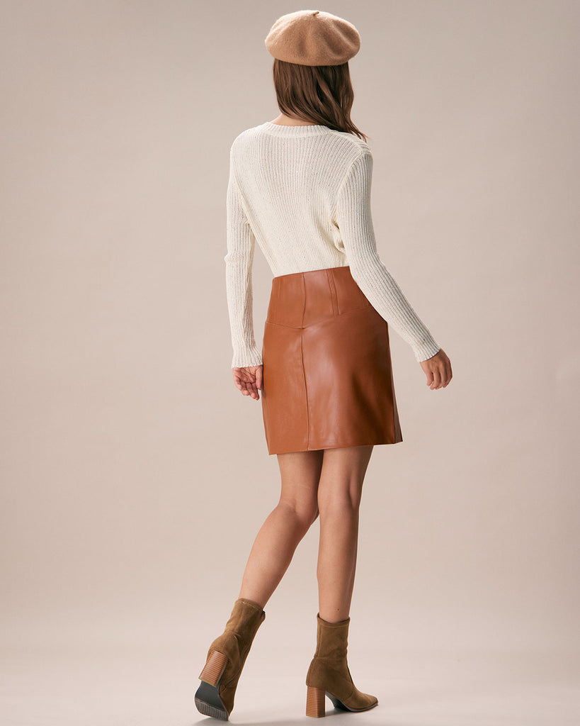 The V-Neck Buttoned Knit Top Tops - RIHOAS