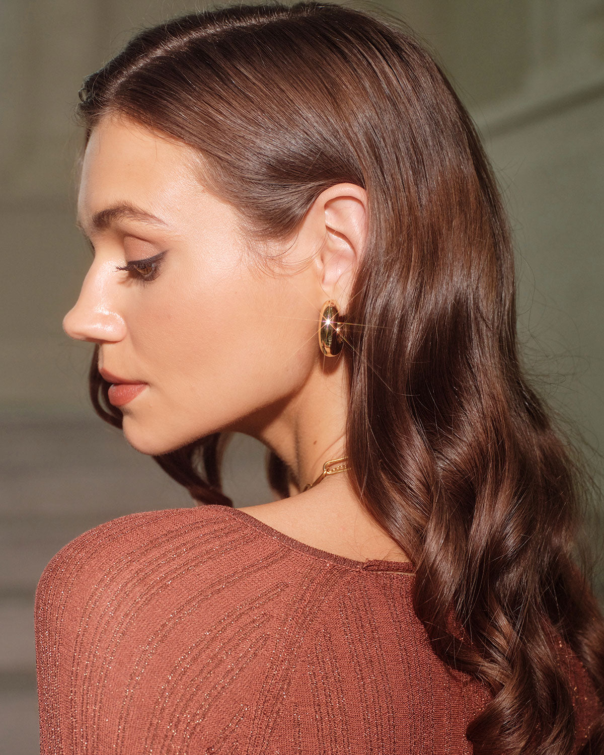 Women Alloy Earrings Gold Earrings - RIHOAS