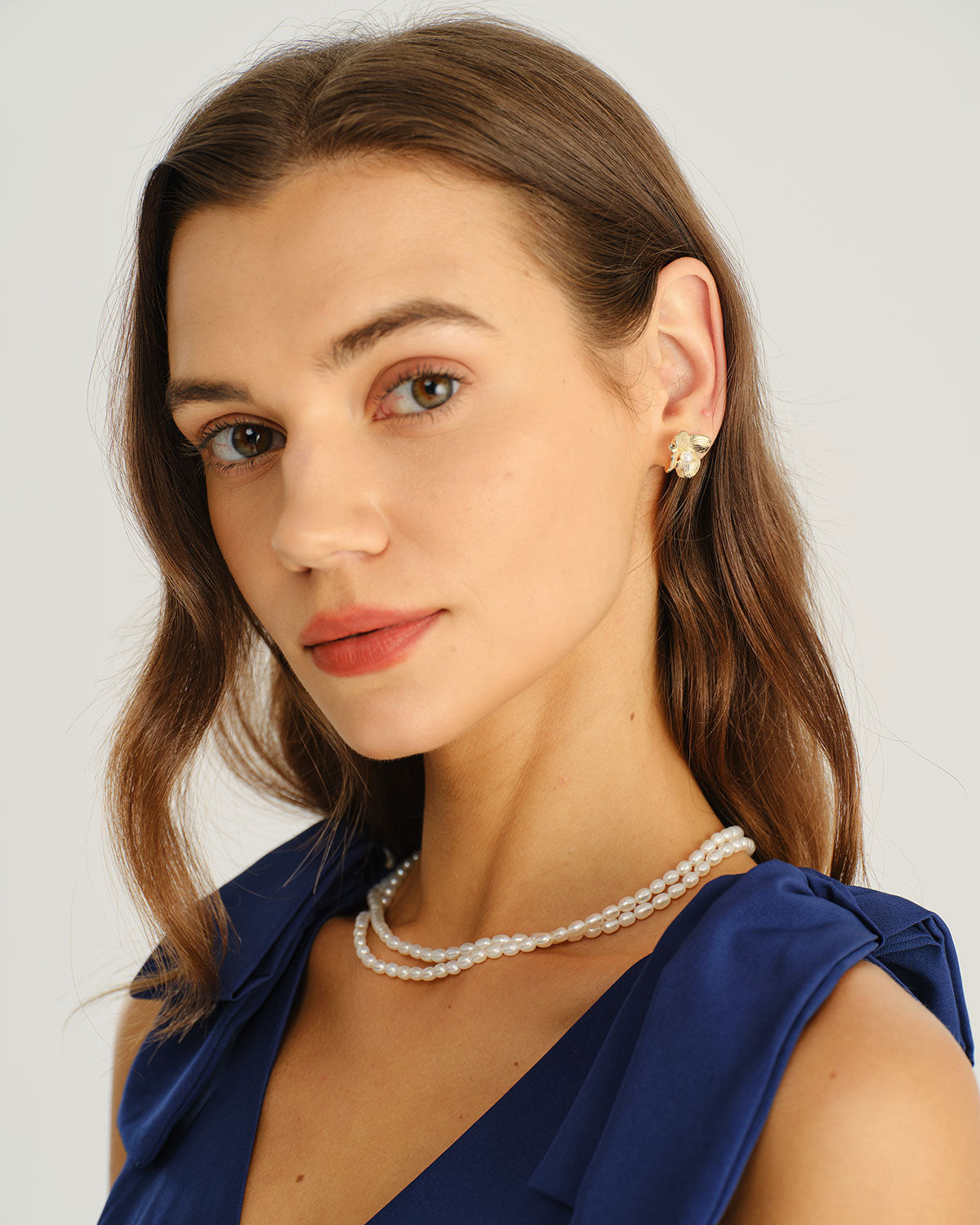 Women Alloy Pearl Earrings Earrings - RIHOAS