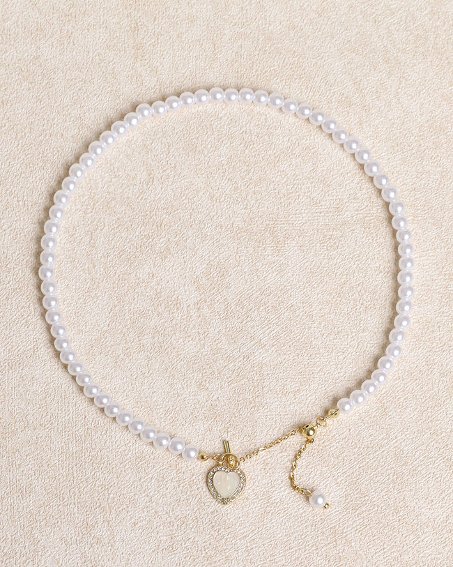 Alloy Pearl Necklace