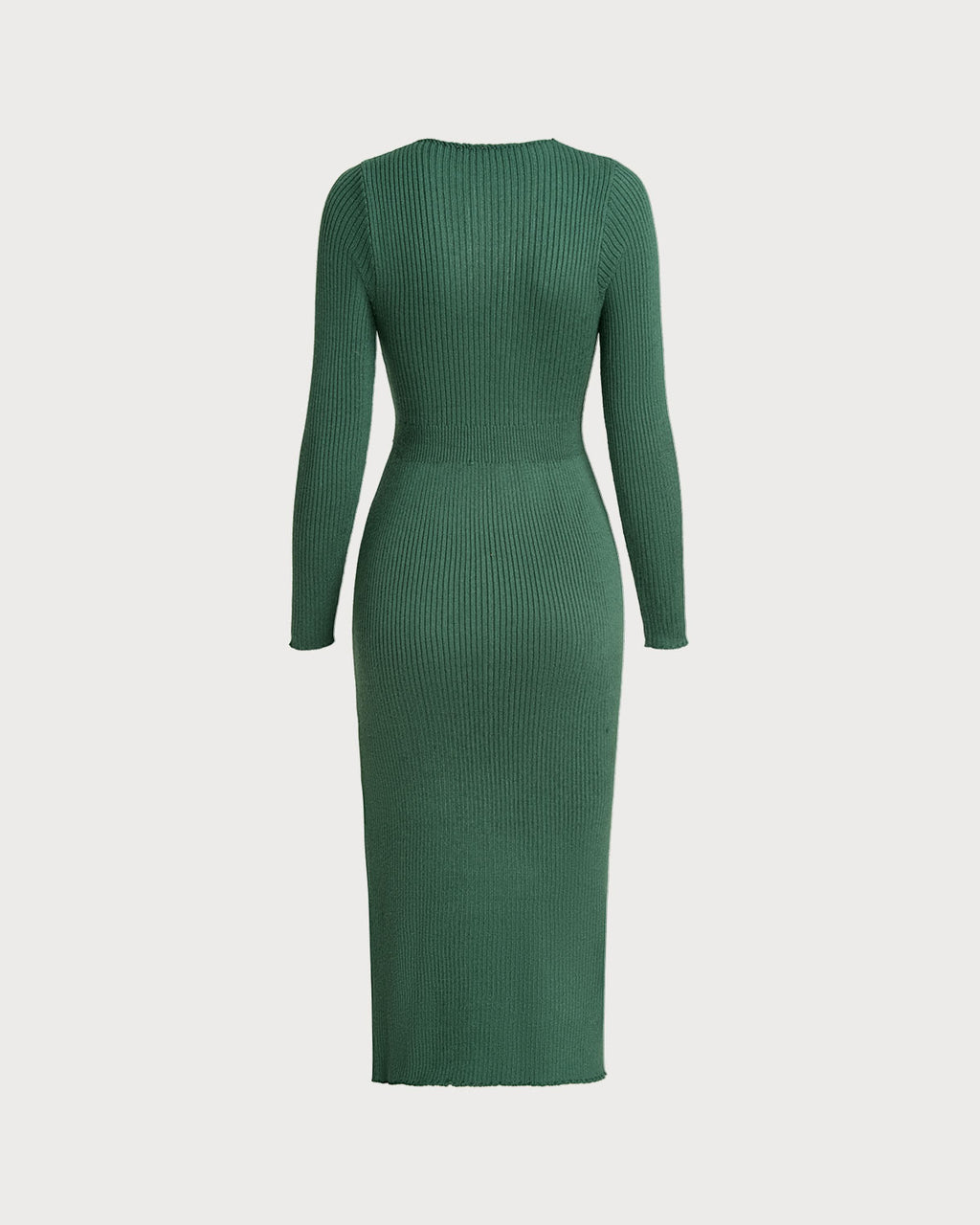Women Knitted Acrylic Sweater Dresses Dresses - RIHOAS