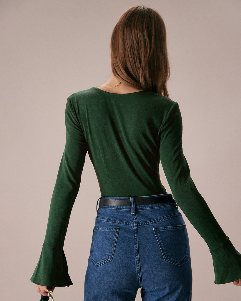 Women Knitted Acrylic Tees Tops - RIHOAS