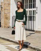 Women Knitted Acrylic Tees Tops - RIHOAS