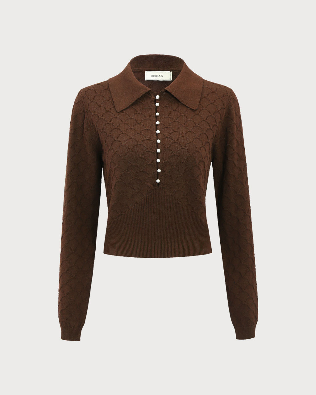 Women Knitted Cotton Sweaters Tops - RIHOAS