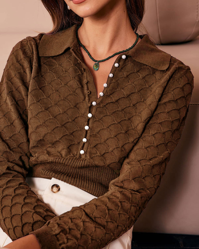 Women Knitted Cotton Sweaters Tops - RIHOAS