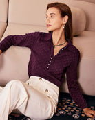 Women Knitted Cotton Sweaters Tops - RIHOAS