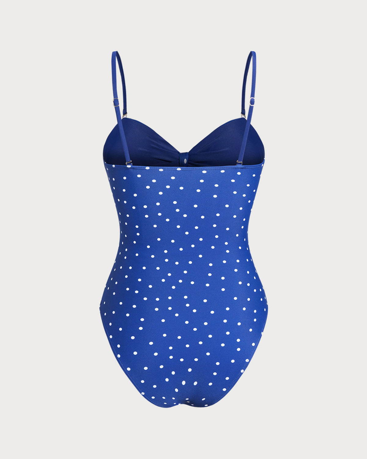 Women Knitted Nylon Blended Polka Dots One-Pieces One-Pieces - RIHOAS