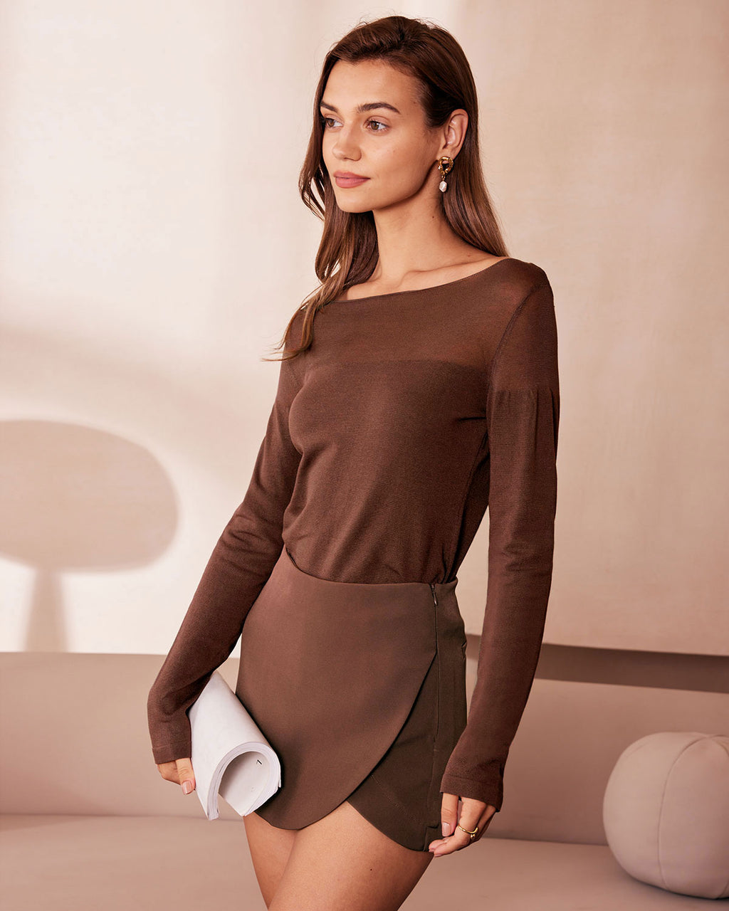 Women Knitted Nylon Viscose blended Sweaters Tops - RIHOAS