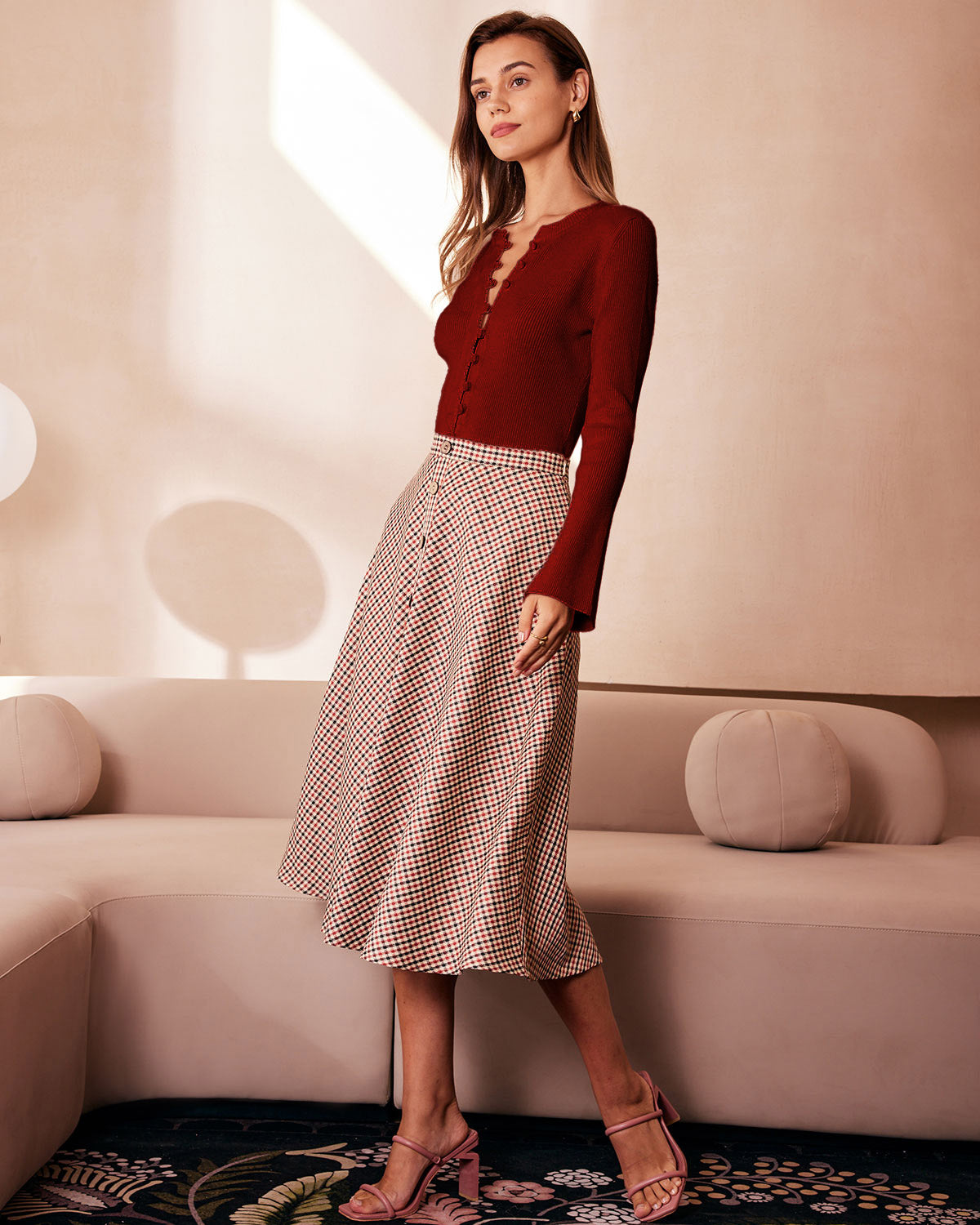 Women Knitted Nylon Viscose blended Sweaters Tops - RIHOAS