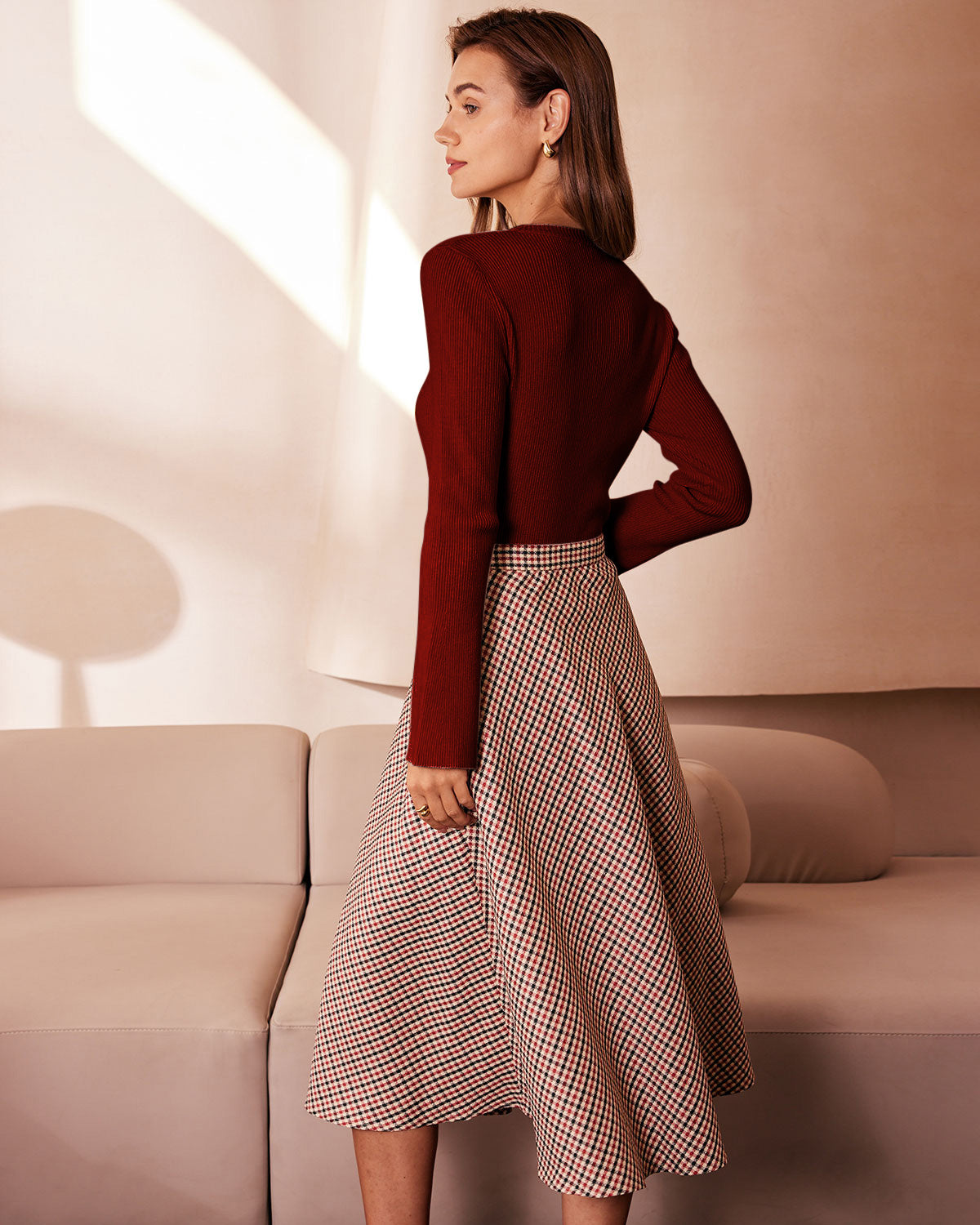 Women Knitted Nylon Viscose blended Sweaters Tops - RIHOAS