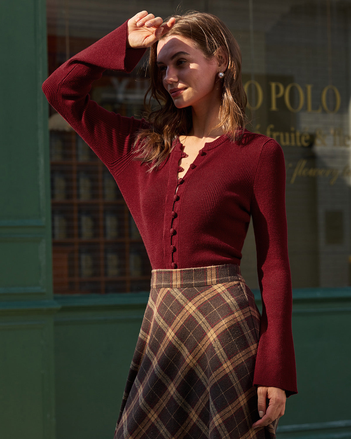 Women Knitted Nylon Viscose blended Sweaters Tops - RIHOAS