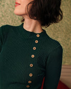 Women Knitted Polyester acrylic blended Sweaters Tops - RIHOAS