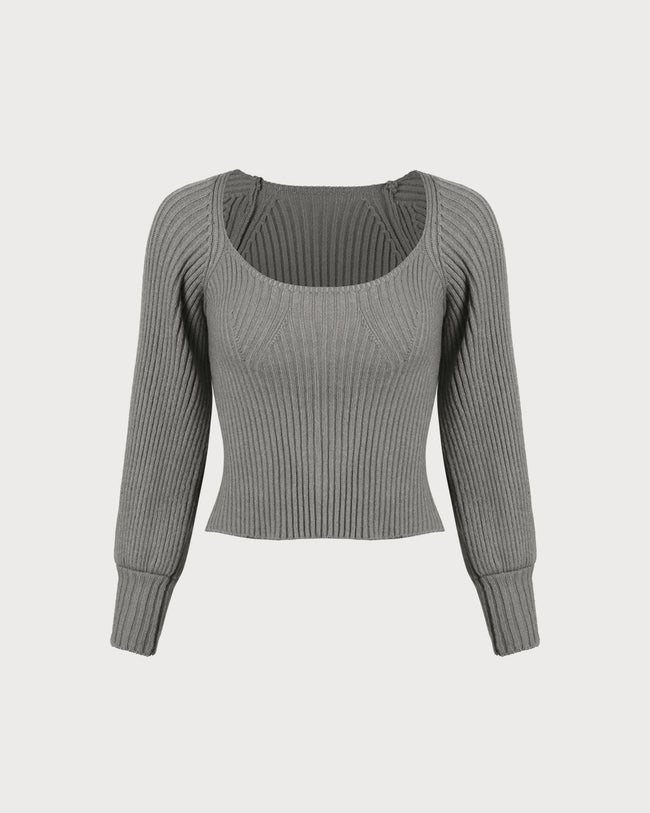 Women Knitted Polyester acrylic blended Sweaters Tops - RIHOAS