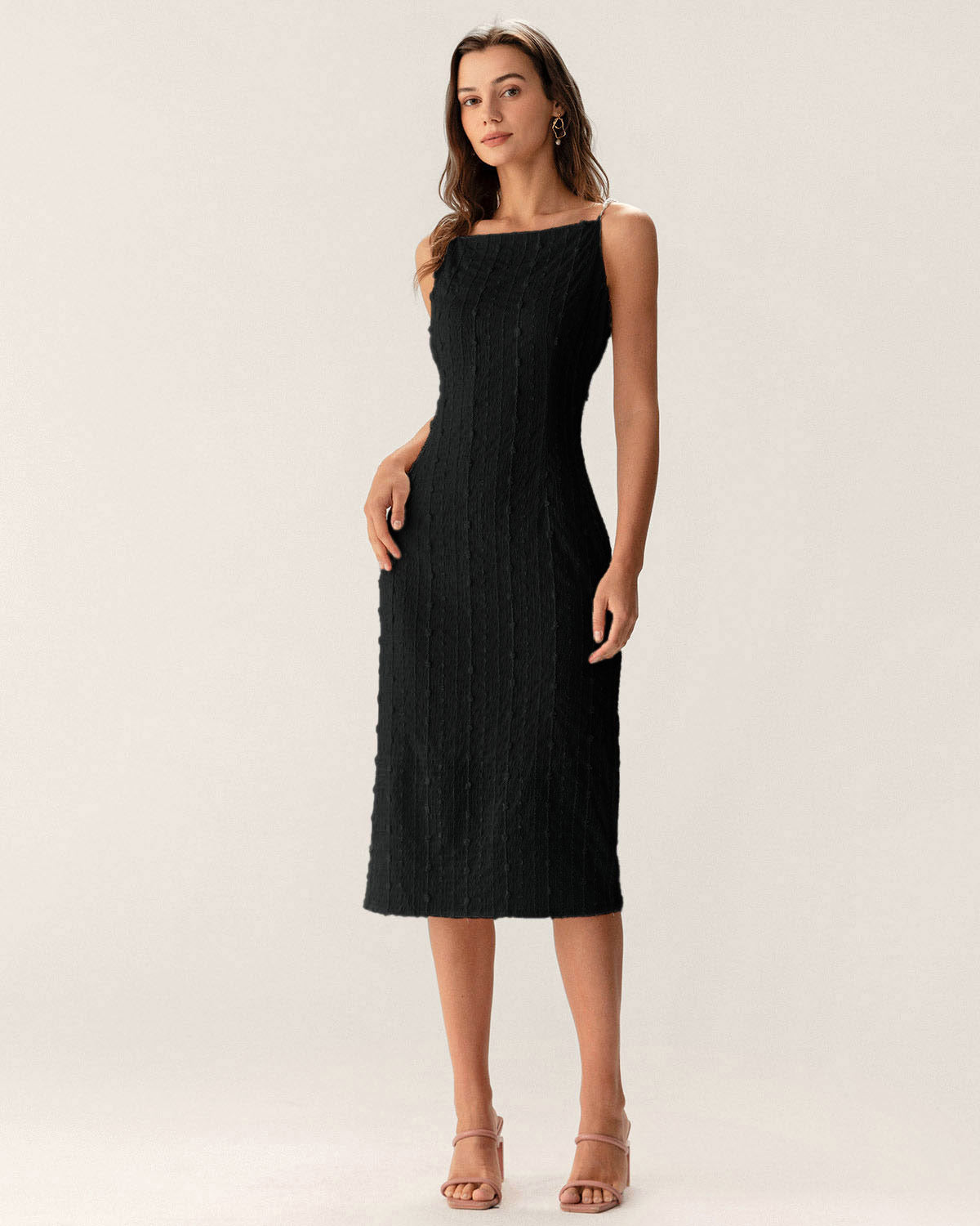 Women Knitted Polyester Dresses Dresses - RIHOAS