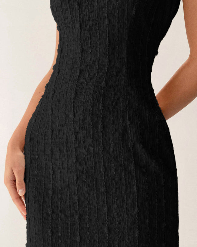 Women Knitted Polyester Dresses Dresses - RIHOAS