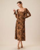 Women Knitted Polyester Dresses Dresses - RIHOAS