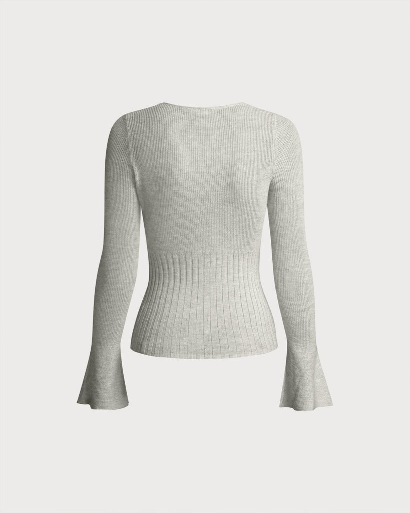 Women Knitted Polyester Knits Tops - RIHOAS