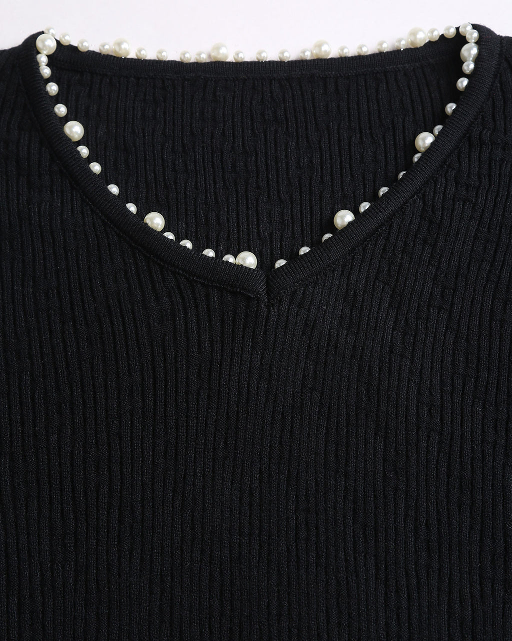 Women Knitted Polyester Knits Tops - RIHOAS